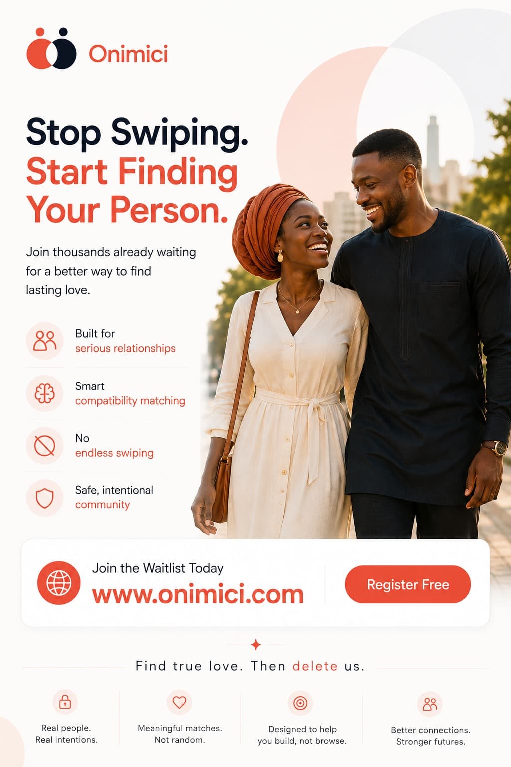 Onimici - Stop Swiping, Start Finding Your Person